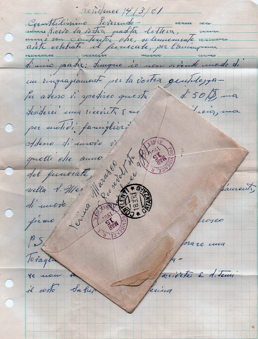Lettera Lerina Marasco