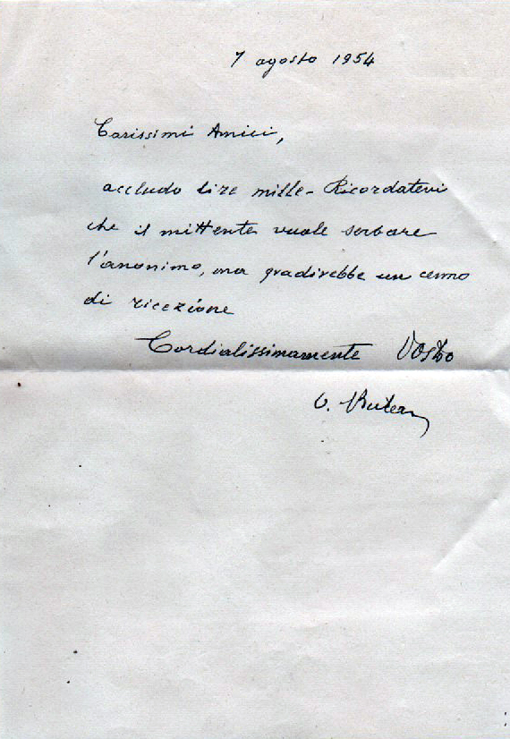 Lettera U. Butera